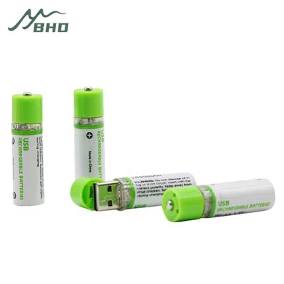 Batris Aa y gellir eu hailwefru Gyda Charger Usb