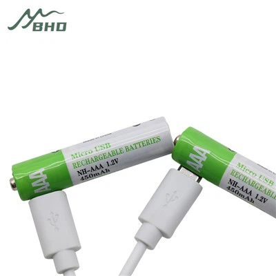 Batri Aaa Aildrydanadwy Usb C